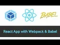 React App with Webpack Babel ES6 source maps hot reload and more