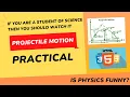 Simulation of Projectile motion using simple program Physics Equation JS Programming
