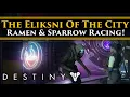 Destiny 2 Lore - The Eliksni of the City The Fallen try Ramen go Sparrow racing Part 1