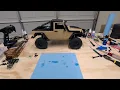 SCX10-II Update Yeah Racing Desert Lizard Shocks, Injora 1.9 Wheels, and Proline Tires