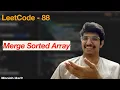 Merge Sorted Array LeetCode 88 Array Java Interview Question LeetCode Mastery Manish Harit