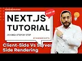 Next JS Tutorial in Hindi Client Side vs Pre Rendering In Next JS Rendering In Next js 15