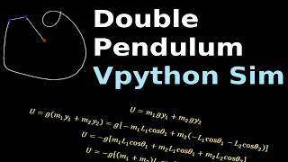 Double Pendulum - Part 7 VPython Simulation