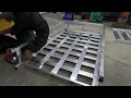 500 lb Capacity Aluminum Mobility Wheelchair and Scooter Carrier Unboxing Assembly