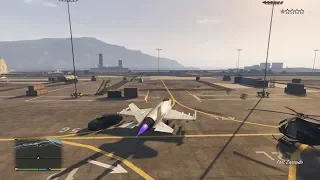 How To Get A Lazer Jet from Fort Zancudo GTA V Story Mode 100 No Cheats Needed PS4