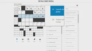 Solving The Wall Street Journal Crossword