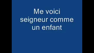 Chant Messe Me Voici Comme Un Enfant Les Paroissiens Groupe 