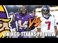 VIKINGS-TEXANS 10 Keys to Victory
