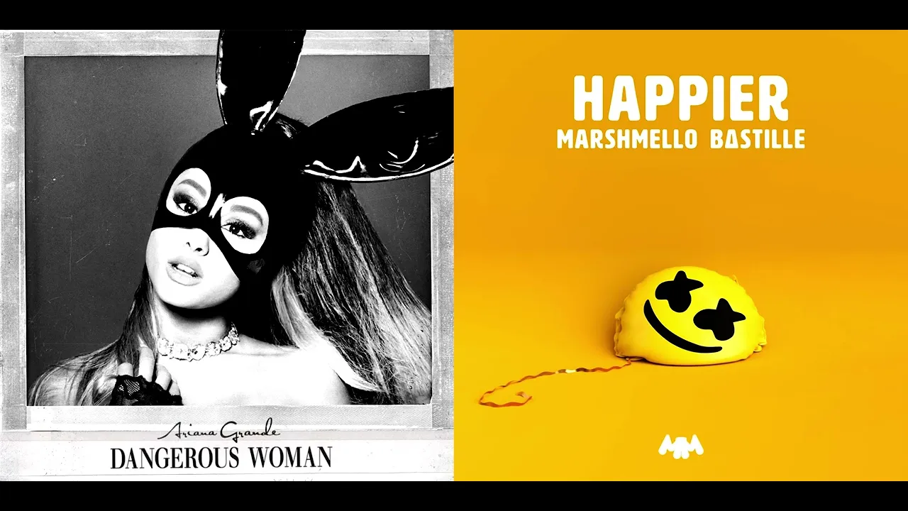 Ariana Grande - Into You vs. Marshmello, Bastille - Happier (MASHUP)