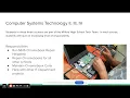 Exploring the Computer Systems Technology Pathway at Milford High School