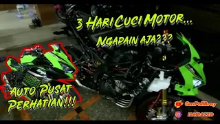 Download Kawasaki Ninja ZX25R Wash \u0026 Wax Auto Detailing | Vlog + Cinematic MP3