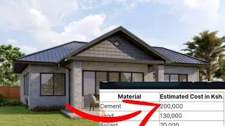 The COST of building a 3 bedroom house in kenya