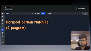 DAA Horspool Pattern Matching - C Programming