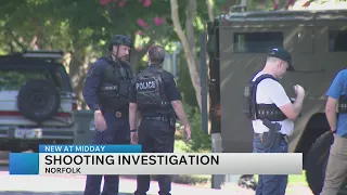 Shooting investigation underway after police attempt to issue warrant in Norfolk