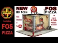 Building FOS Pizza for our model railroad layout