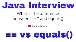 vs equals method in java Hindi tutorial Java Tutorial