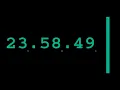 Silent 24 hours countdown timer