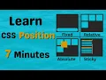 I Can Teach You CSS Position In 7 MINUTES