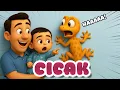 Download Lagu Cicak Cicak Di Dinding! Hisyam Temukan Cicak Raksasa😱🦎 | Lagu Anak Lucu \u0026 Edukatif