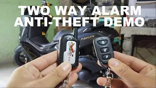 Download TWO WAY ALARM ANTI THEFT FOR MOTORCYCLE DEMO MP3