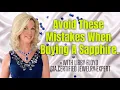 Avoid These Mistakes When Buying A Sapphire - GIA-certified jewelry expert Libby Floyd explains