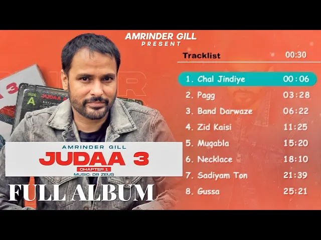 Download MP3 Judaa 3 ( Audio Jukebox ) Amrinder Gill | Dr Zeus | New Punjabi Song 2021 | Judaa 3 Amrinder Gill