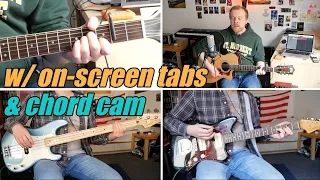 Download Coldplay - Green Eyes (full band cover + guitar tutorial w on-screen tabs \u0026 chord cam) MP3