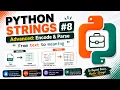 Advanced Python Strings - partition encode translate Config Parser