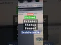 Download Lagu Printer status Paused Issue Solved