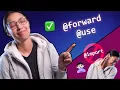 Sass import is being replaced with use and forward