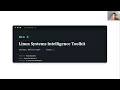Linux Systems Intelligence Toolkit Part - 1
