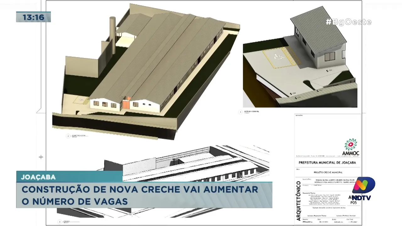 Construção de nova creche em Joaçaba vai aumentar o número de vagas