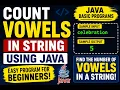 How can Count Vowels in String Using Java Java Basic Programs Coding Interview Question