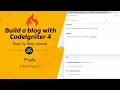 Add Post in CodeIgniter 4
