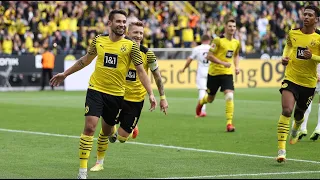 dortmund 2 1 augsburg bundeliga germany all goals and highlights 02 10 2021