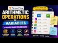 Arithmetic Operation on TensorFlow Variables How to Perform Arithmetic Operation with Variables