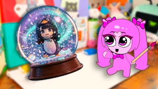 Making a Light-Up Gugugaga Penguin Globe with Pimka!