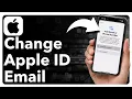 How To Change Apple ID Email Address