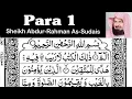 Download Lagu Para 1 Full - Sheikh Abdur-Rahman As-Sudais With Arabic Text (HD) - Para 1 Sheikh Sudais