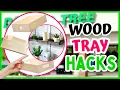 DOLLAR TREE DIYS USING WOOD TRAYS Dollar Tree DIYS That Don t Look Cheap