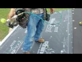 Stinger CN100 cap nail gun in action