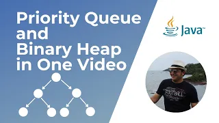 Priority Queue and Binary Heap in One Animation Implementations