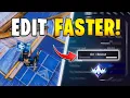 How to INSTANTLY EDIT FASTER in Fortnite Console PC
