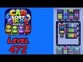 Car Sort Color Puzzle Level 472 Walkthrough