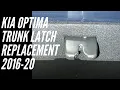 Avoid Costly Repairs DIY Guide to Trunk Latch Replacement for KIA Sonata