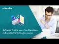 Top 50 Software Testing Interview Questions Answers Software Testing Training Edureka