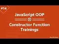 Learn JavaScript OOP in Arabic - Constructor Function Training s
