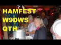 Ham Radio station W9DWS QTH Antenna TOWER classic equipment tour KI8BQ AM amateur meet Collins rigs