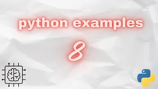 python example 8 Python Program to Check if a Number is Odd or Even
