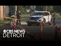 Two in custody in double shooting on Detroit s east side